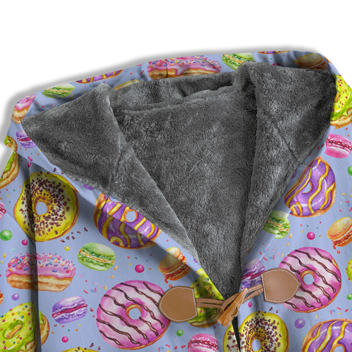 Donuts Print Pattern Men's Windbreaker Jacket-grizzshop