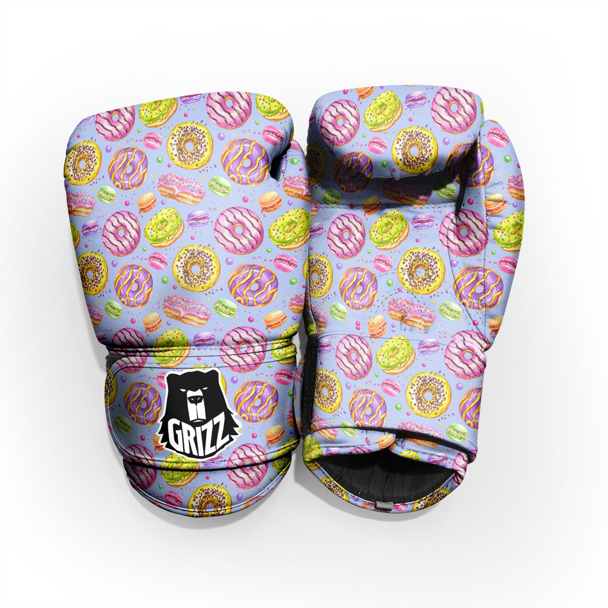 Donuts Print Pattern Sparring Gloves-grizzshop