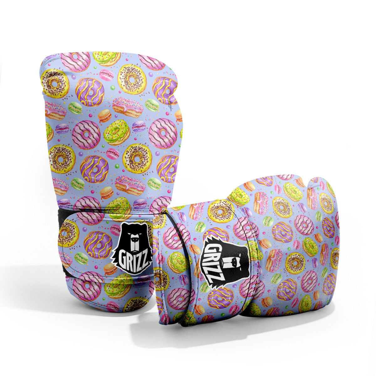 Donuts Print Pattern Sparring Gloves-grizzshop