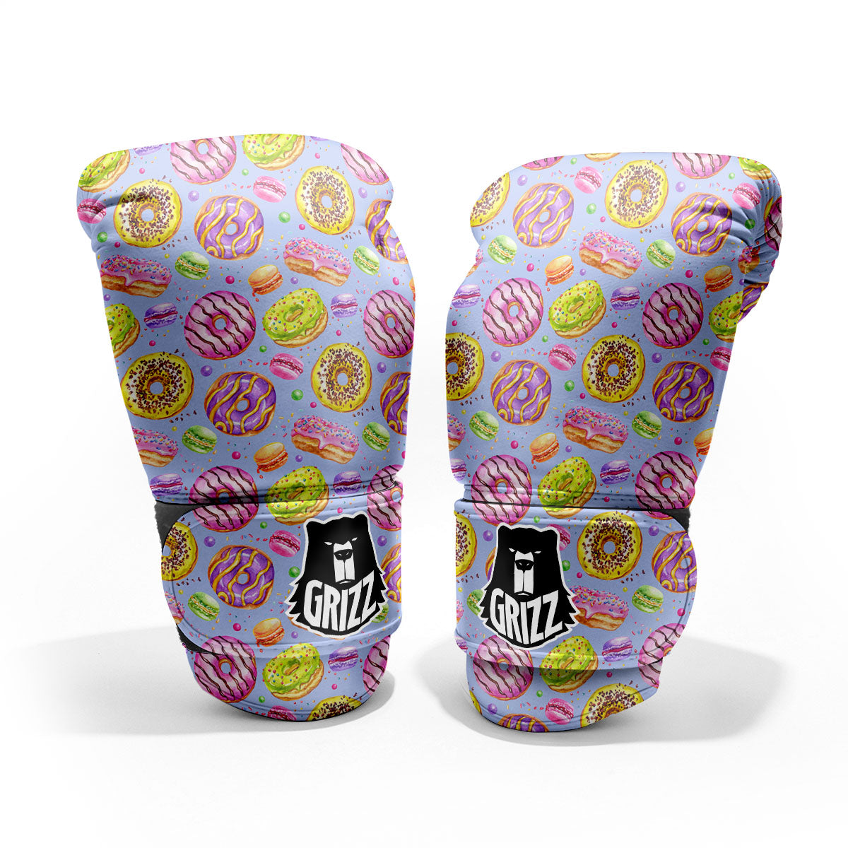 Donuts Print Pattern Sparring Gloves-grizzshop