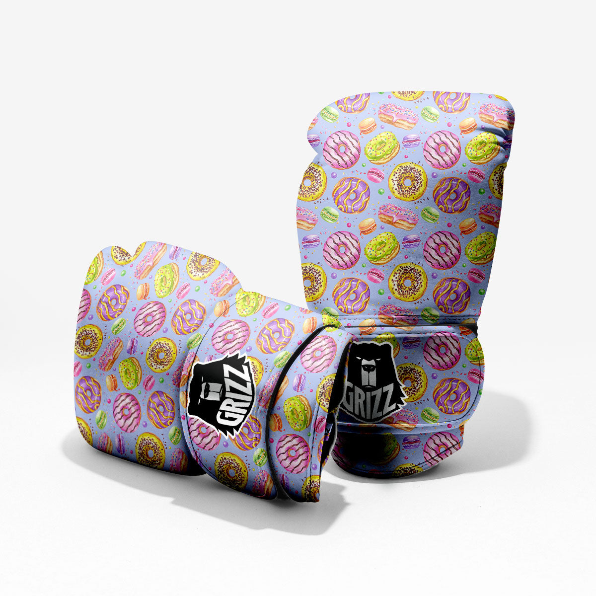 Donuts Print Pattern Sparring Gloves-grizzshop