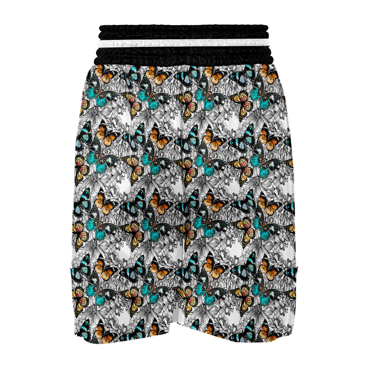 Doodle Butterfly Boxing Shorts-grizzshop
