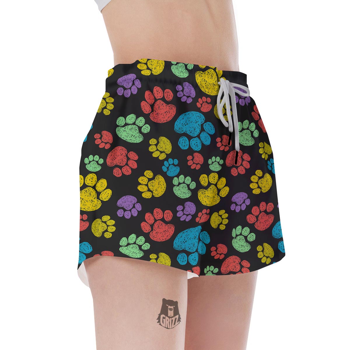 Doodle Paw Women's Shorts-grizzshop