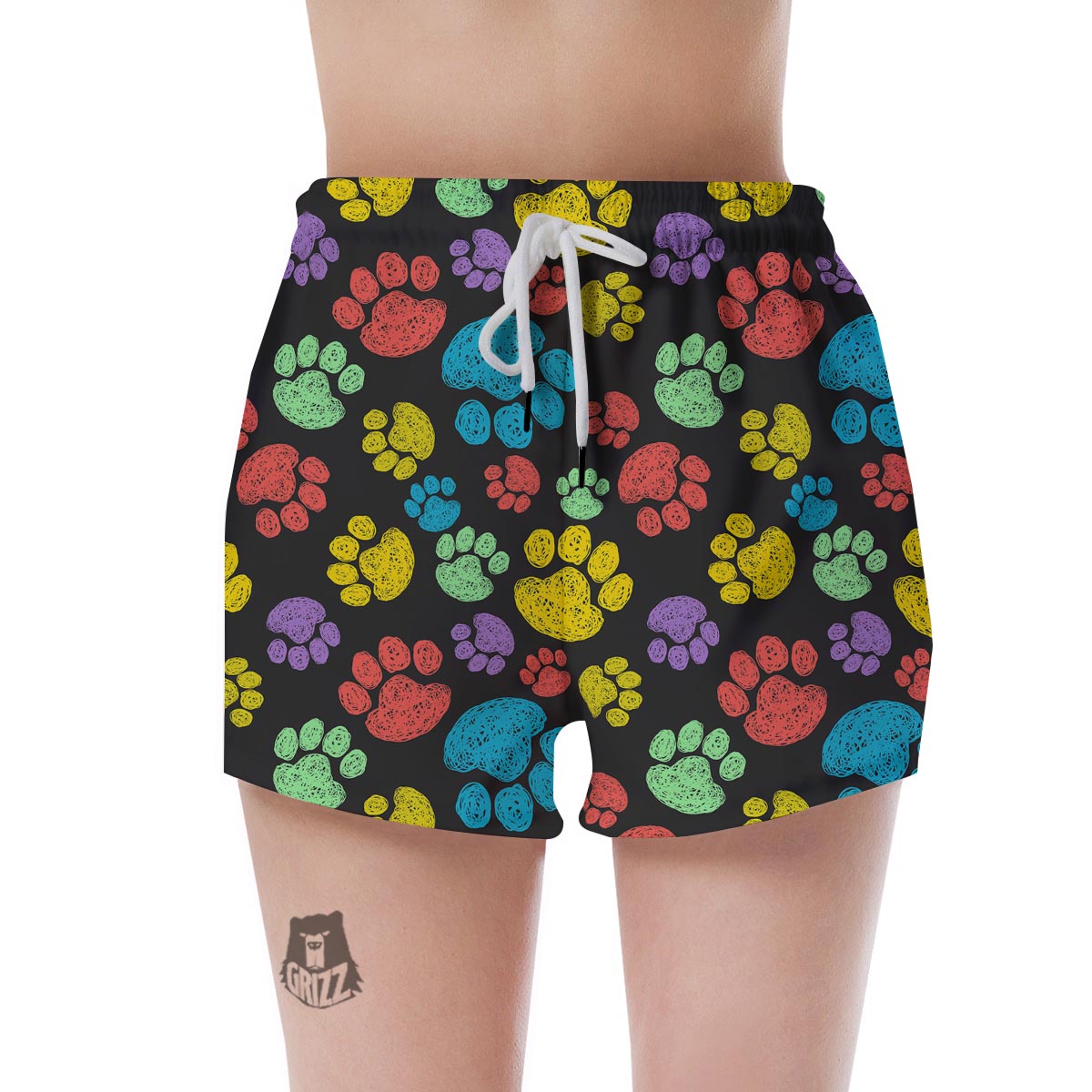 Doodle Paw Women's Shorts-grizzshop