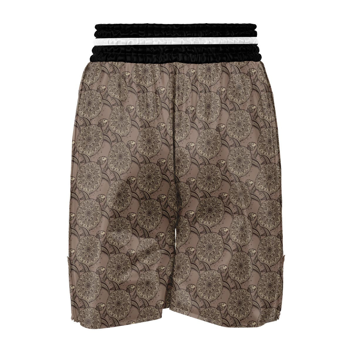 Doodle Turtle Boxing Shorts-grizzshop