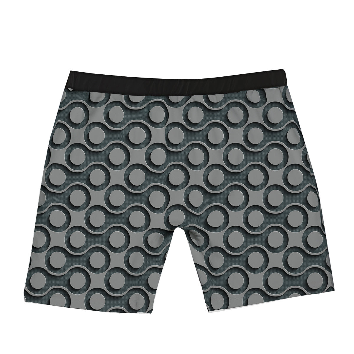 Dot 3D Geometric Print Pattern Boxer Briefs-grizzshop