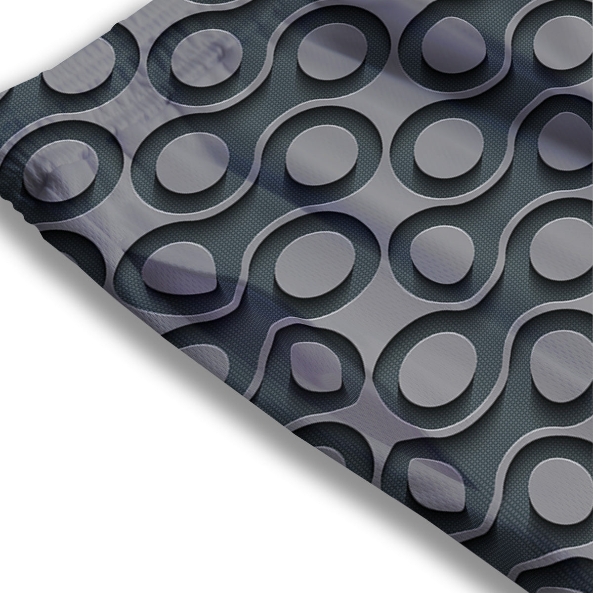 Dot 3D Geometric Print Pattern Mesh Shorts-grizzshop