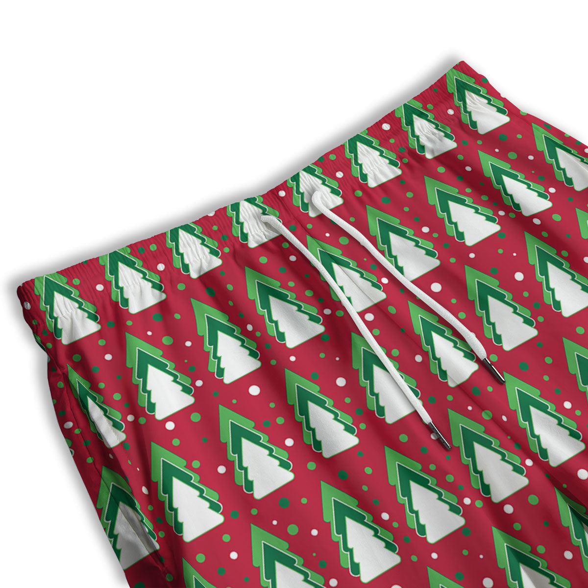 Dots Merry Christmas Print Pattern Men's Athletic Shorts