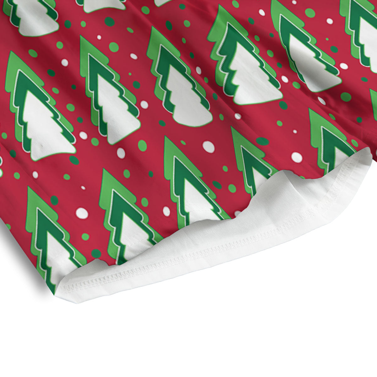 Dots Merry Christmas Print Pattern Men's Athletic Shorts