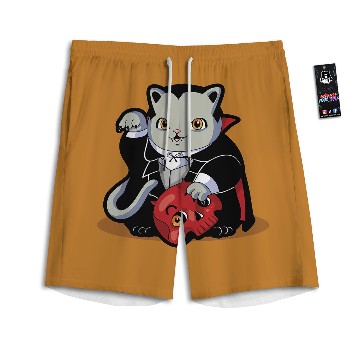 Dream Catcher Indian Tribal Print Men's Athletic Shorts