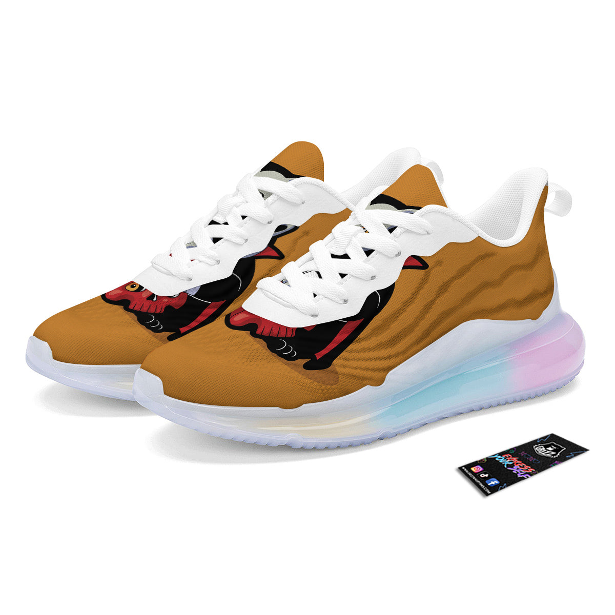 Dracula Cute Cat Print Running Sneakers-grizzshop