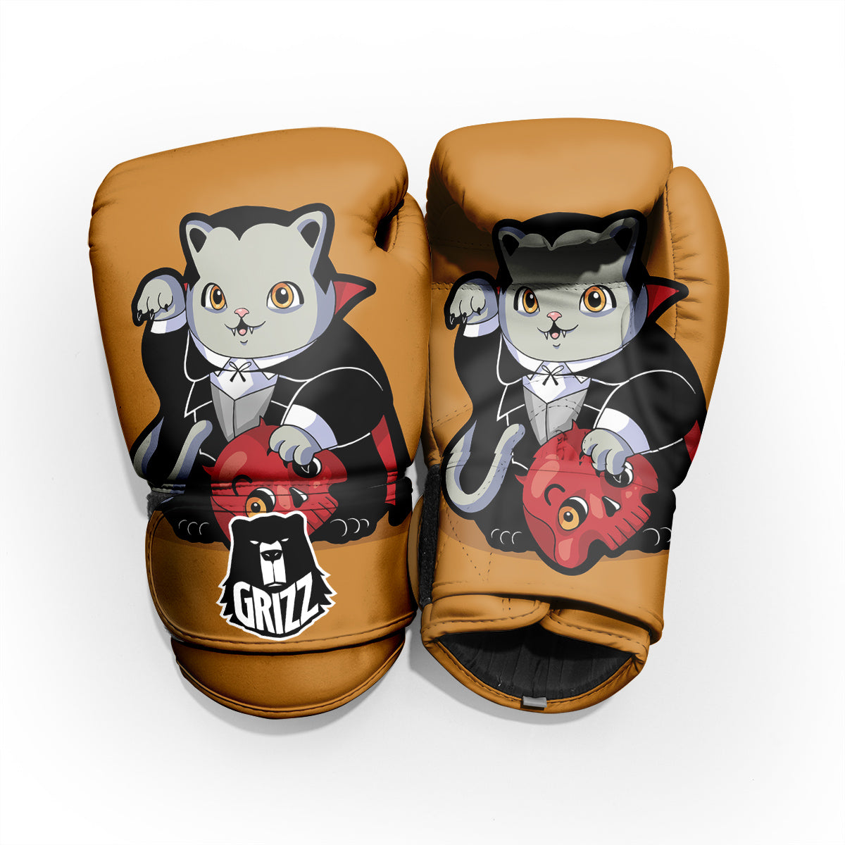 Dracula Cute Cat Print Pro Boxing Glove
