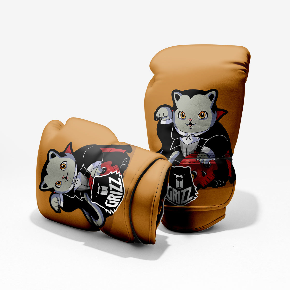 Dracula Cute Cat Print Pro Boxing Glove