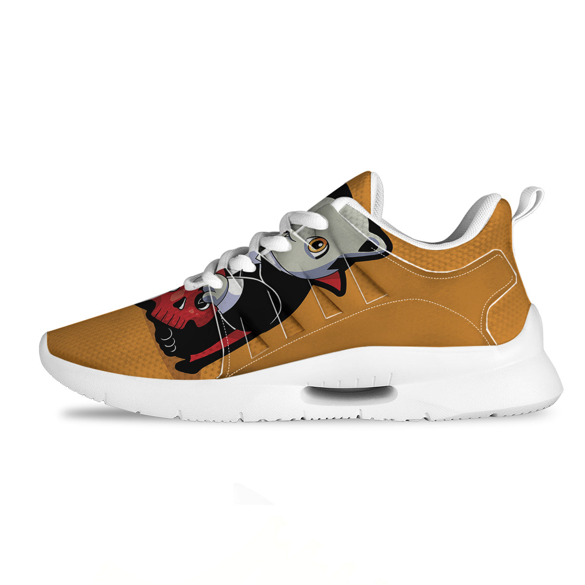 Dracula Cute Cat Print Tennis Shoes-grizzshop