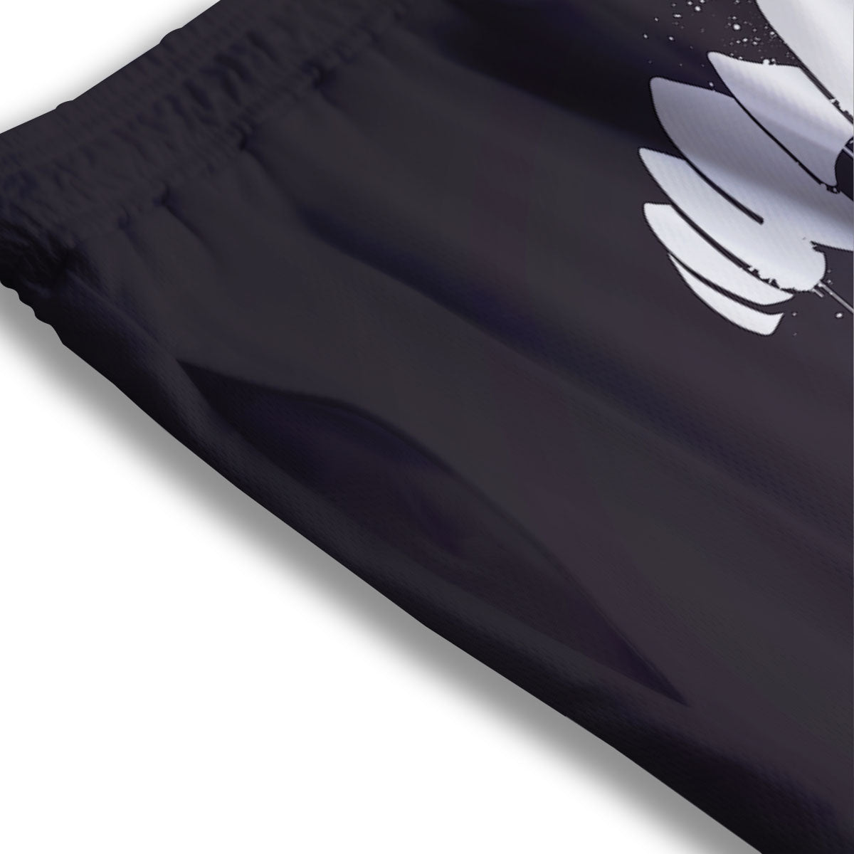 Dracula Fang Print Mesh Shorts