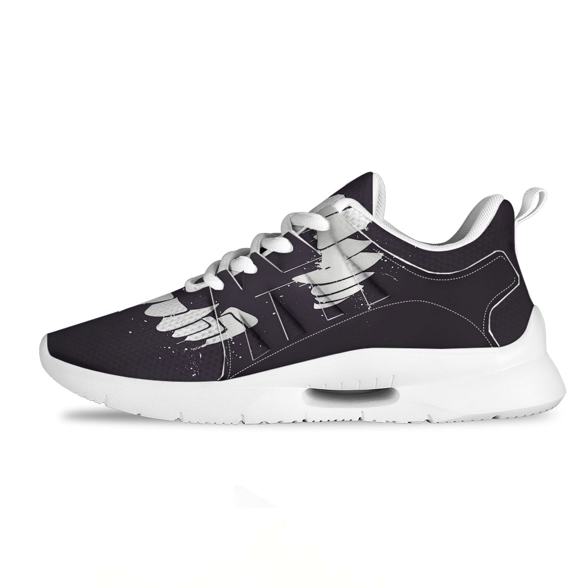 Dracula Fang Print Tennis Shoes-grizzshop