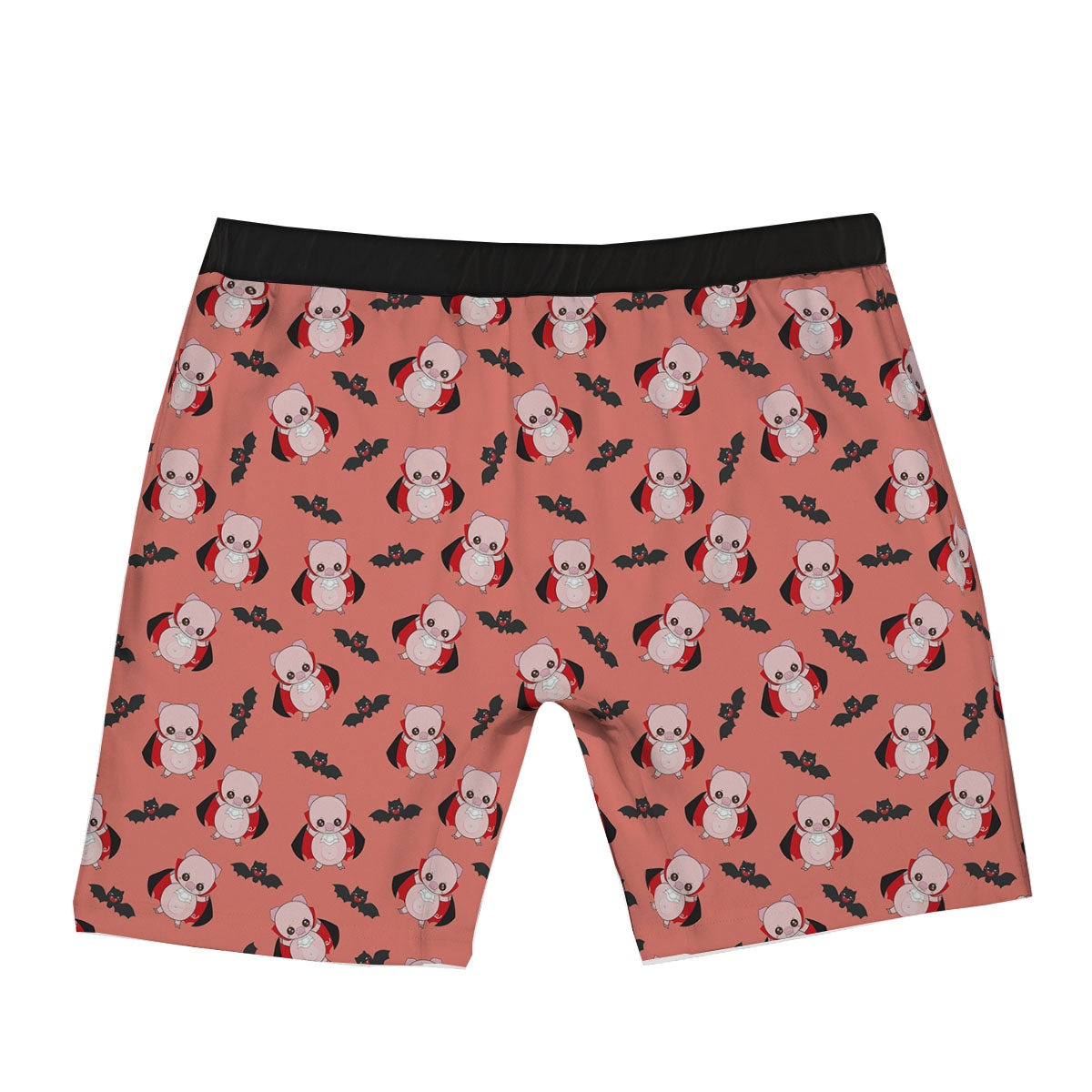 Dracula Pig Print Pattern Boxer Briefs-grizzshop