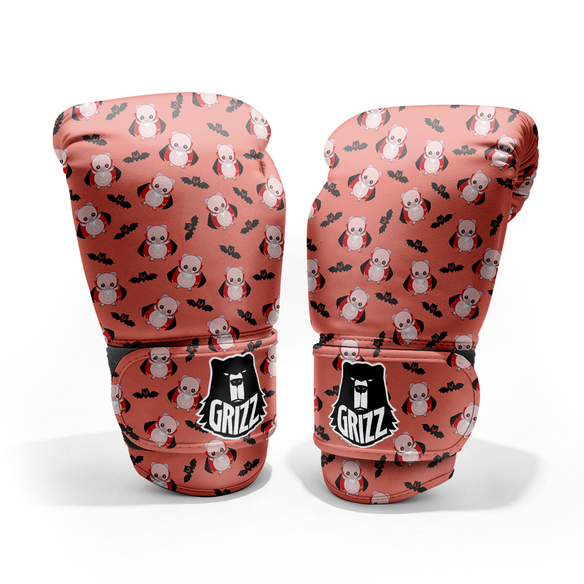 Dracula Pig Print Pattern Pro Boxing Glove