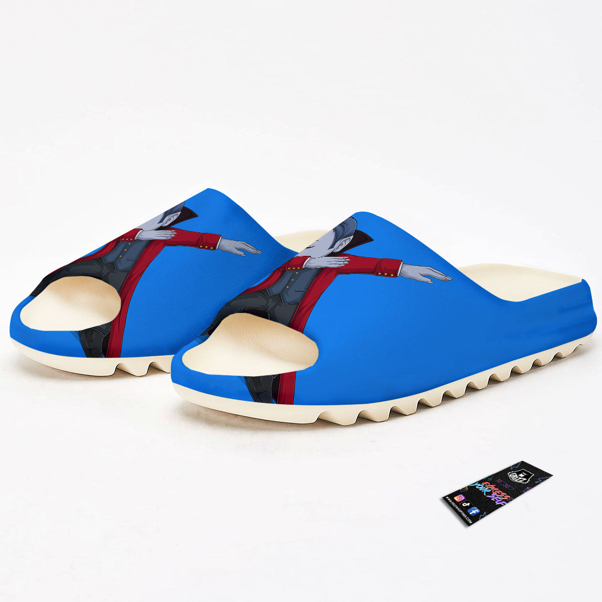 Dracula Vampire Dap Print Sandals-grizzshop