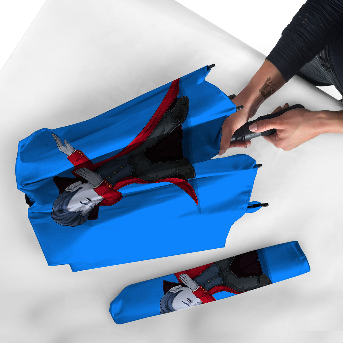 Dracula Vampire Dap Print Umbrella-grizzshop