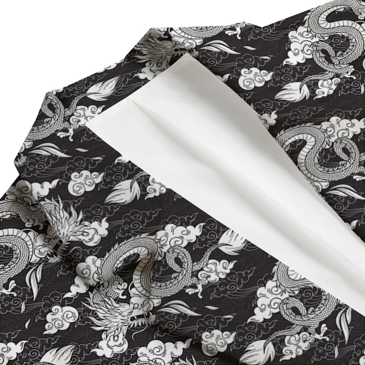 Dragon Eastern Print Pattern Men's Blazer-grizzshop