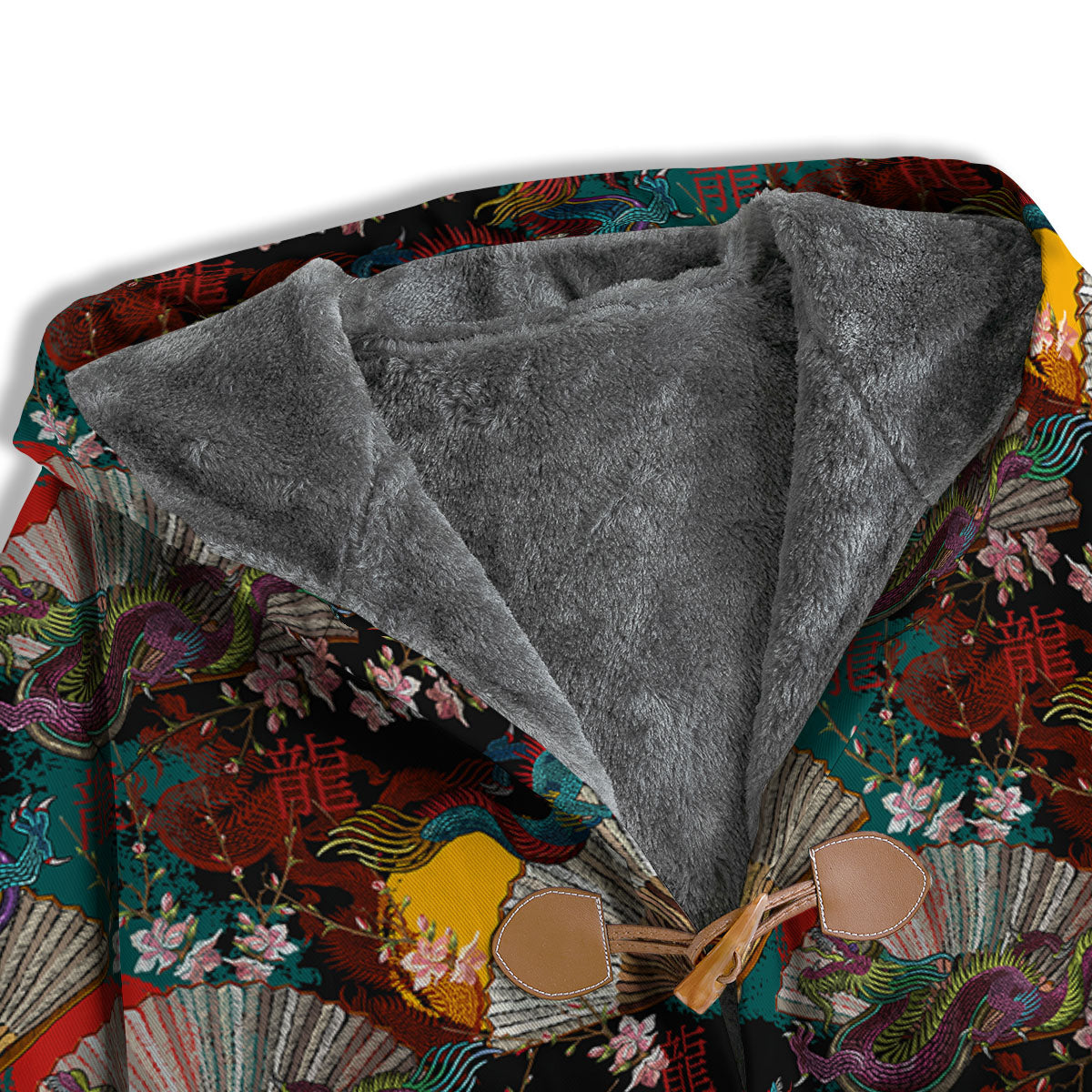 Dragon Embroidery Chinese Print Pattern Men's Windbreaker Jacket-grizzshop