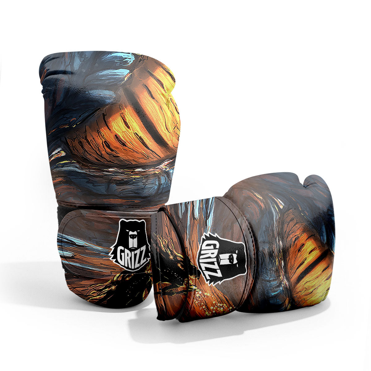 Dragon Eyes Watercolor Print Pro Boxing Glove