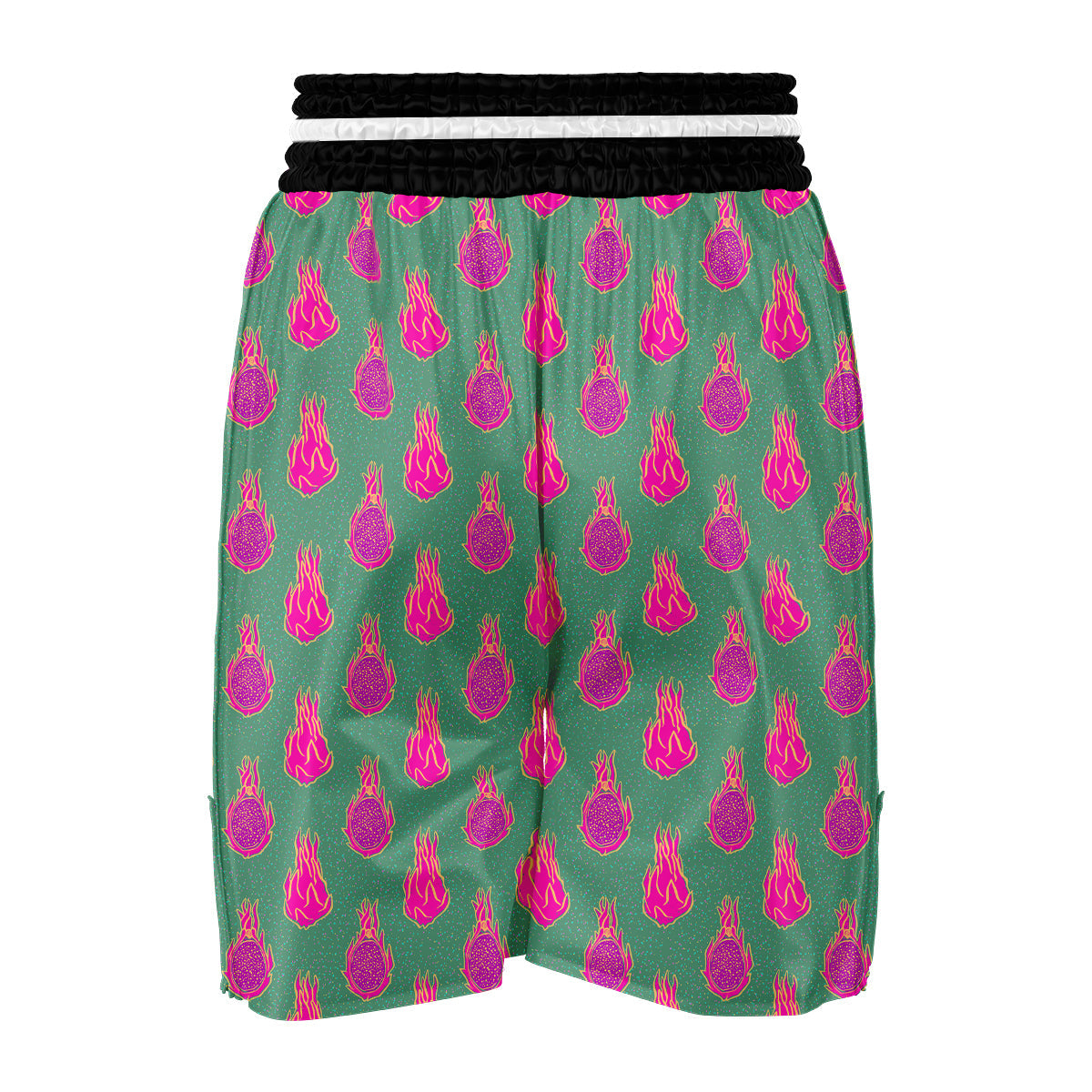 Dragon Fruit Hot Pink Print Pattern Boxing Shorts-grizzshop