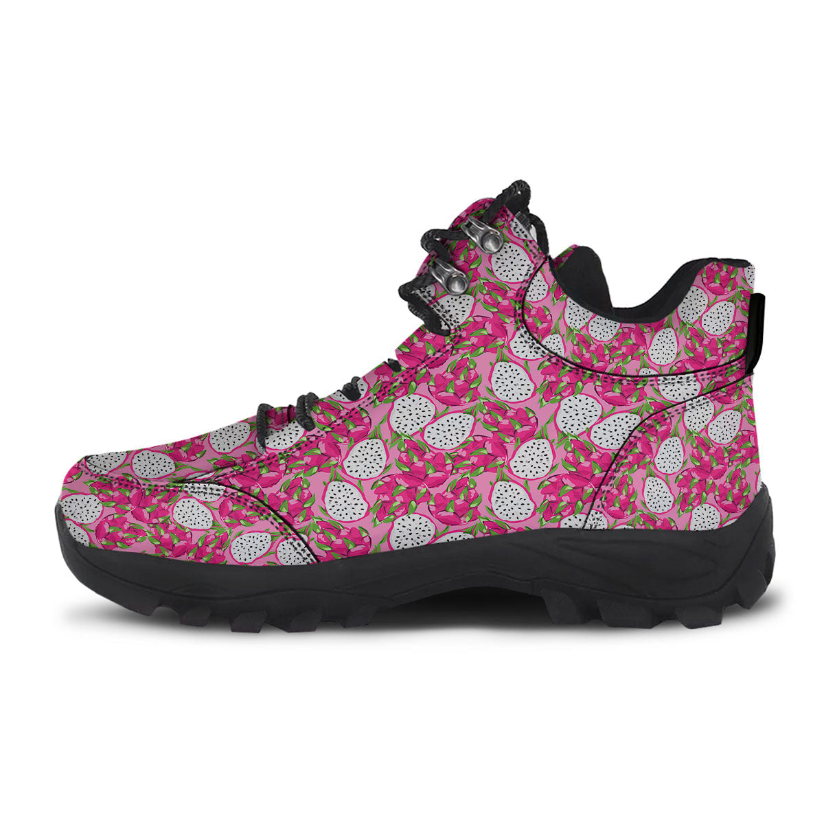 Dragon Fruit Print Pattern Hiking Shoes-grizzshop