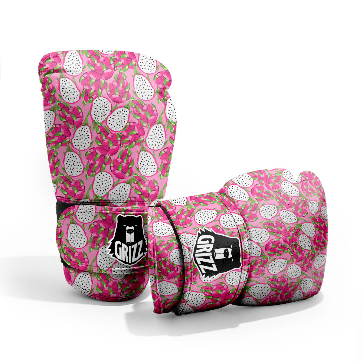 Dragon Fruit Print Pattern Pro Boxing Glove