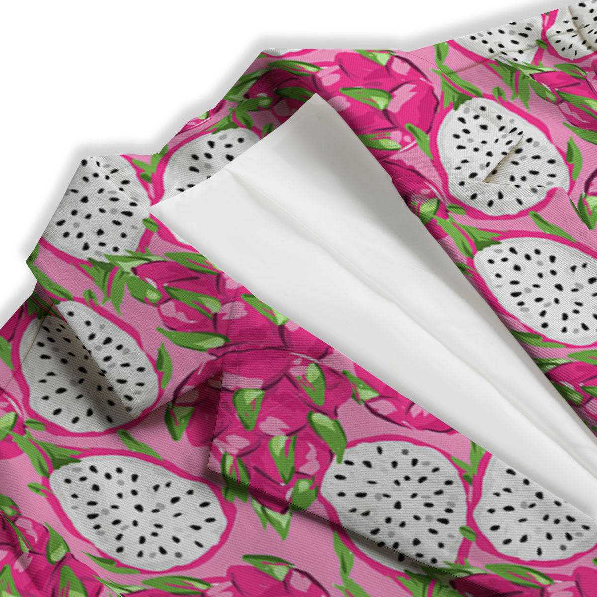 Dragon Fruit Print Pattern Women's Blazer-grizzshop