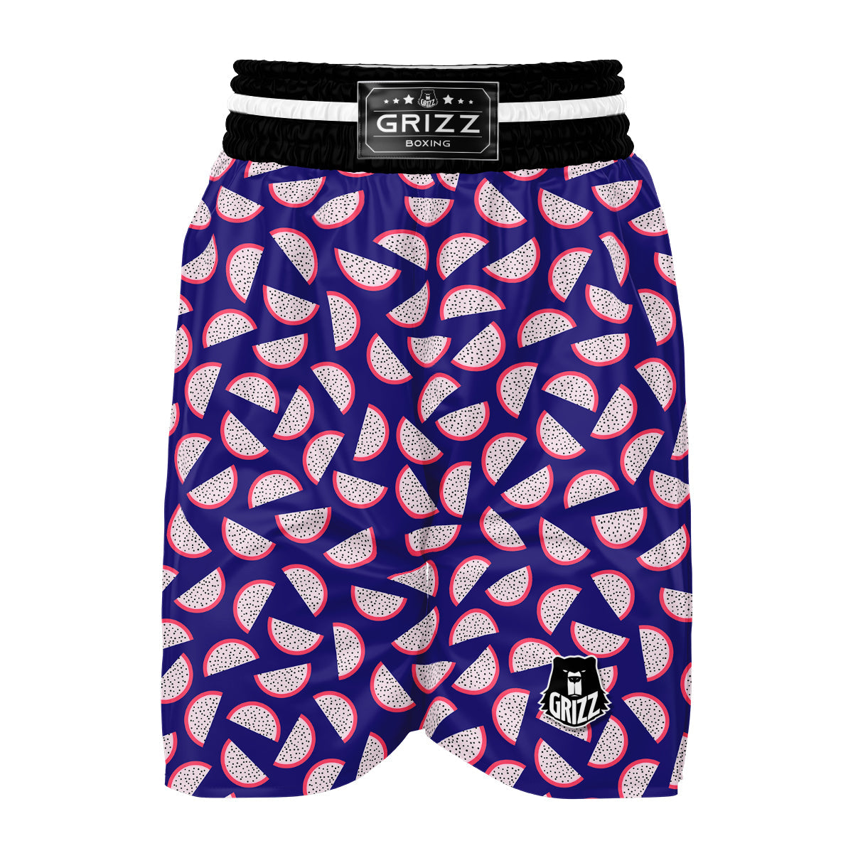 Dragon Fruit Sliced Print Pattern Boxing Shorts-grizzshop
