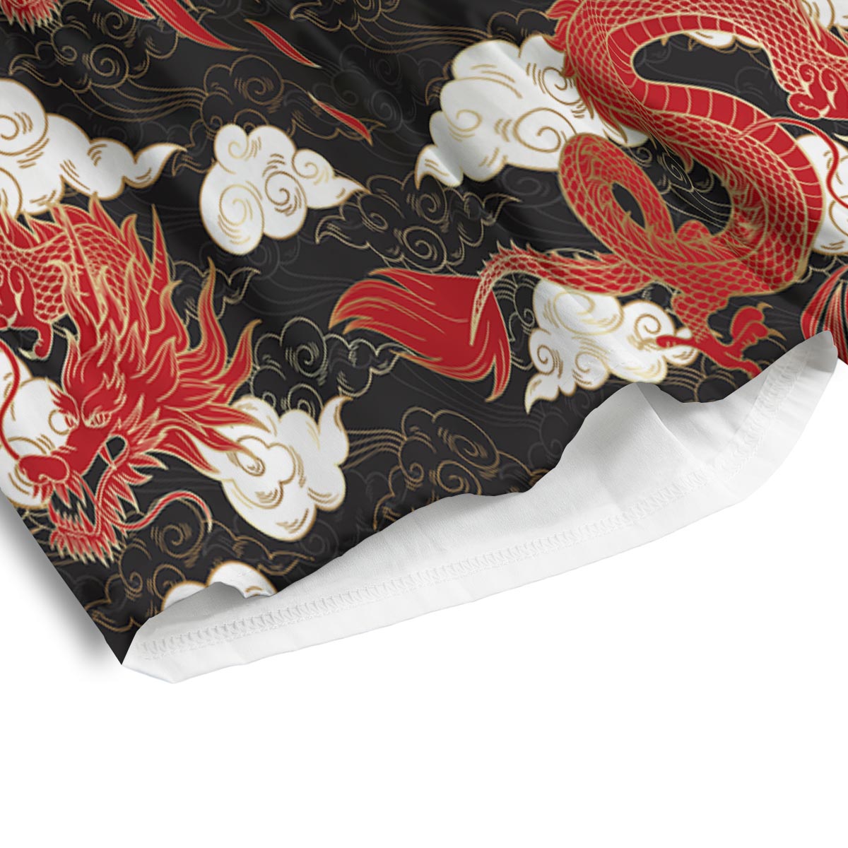 Dragon Traditional Chinese Print Pattern Men's Athletic Shorts