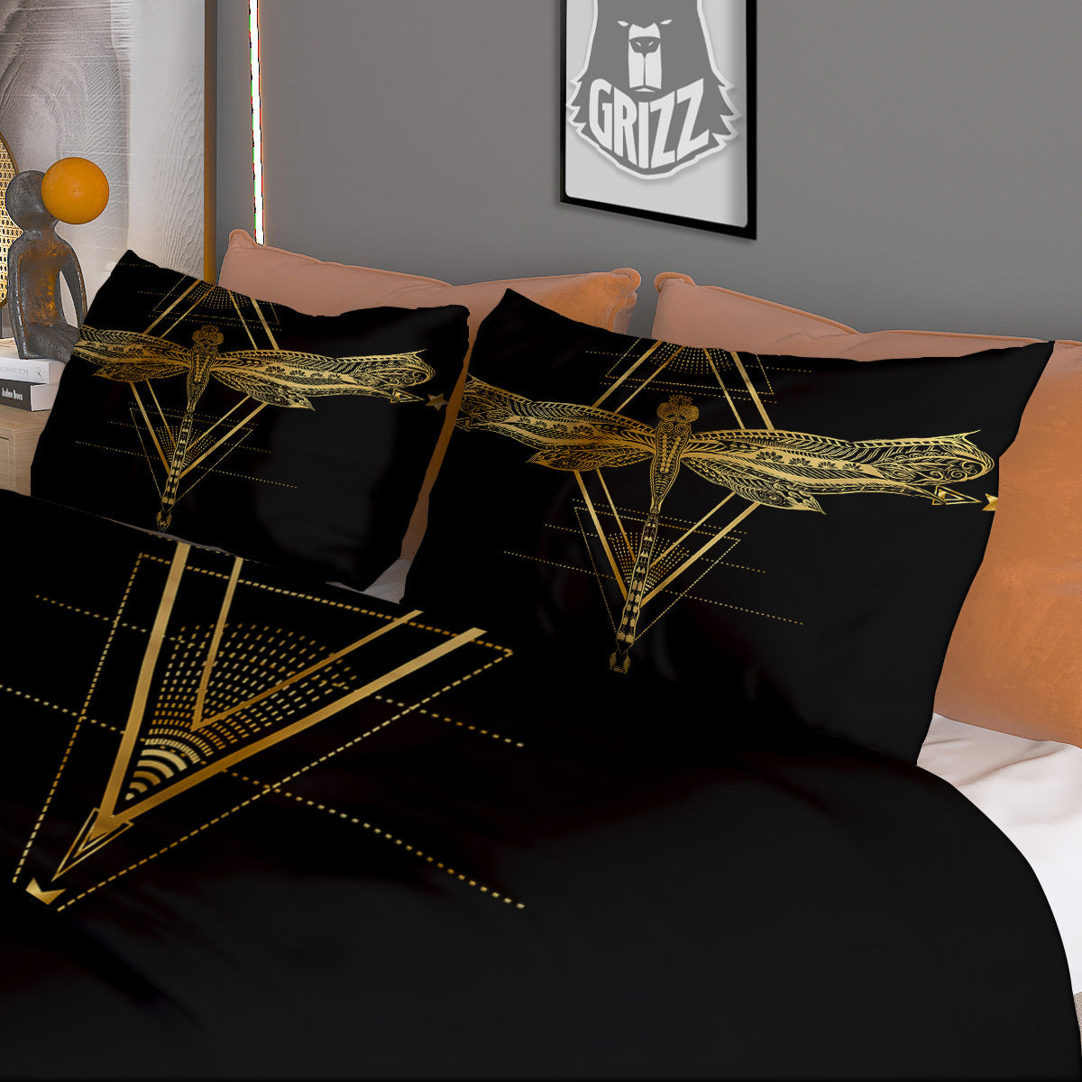 Fern Leaf Green Print Duvet Cover Bedding Set