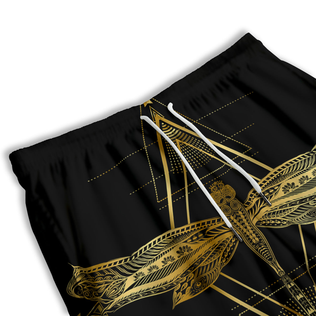 Dragonfly Boho Spiritual Print Men's Athletic Shorts