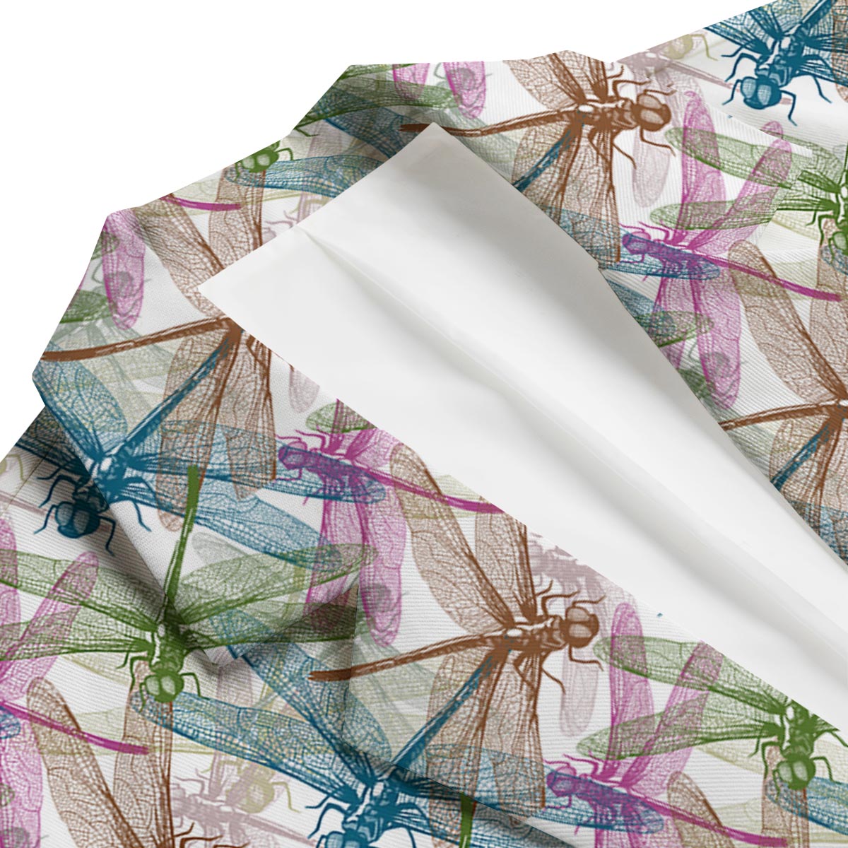 Dragonfly Pattern Men's Blazer-grizzshop
