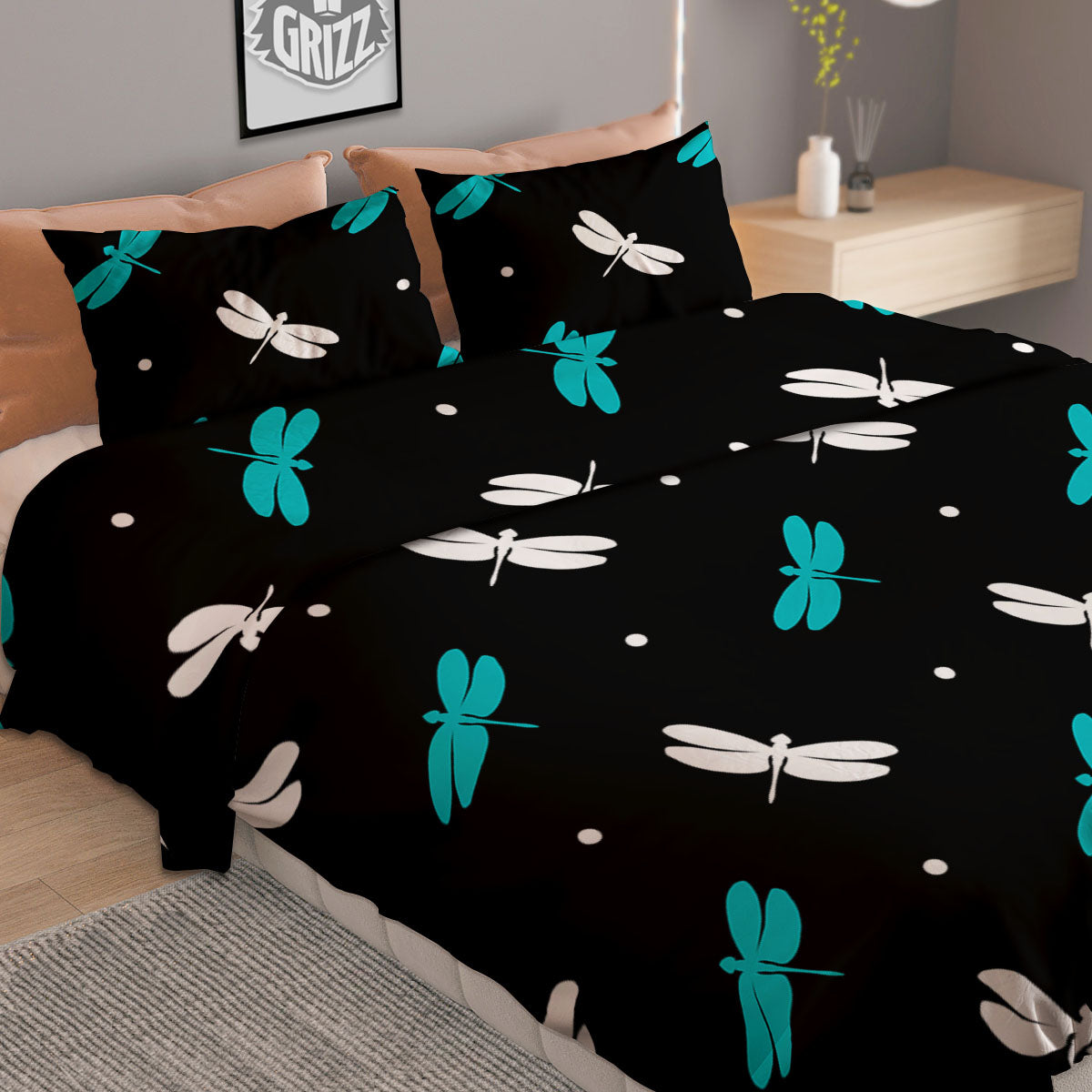 Devices Video Game Print Pattern Duvet Cover Bedding Set