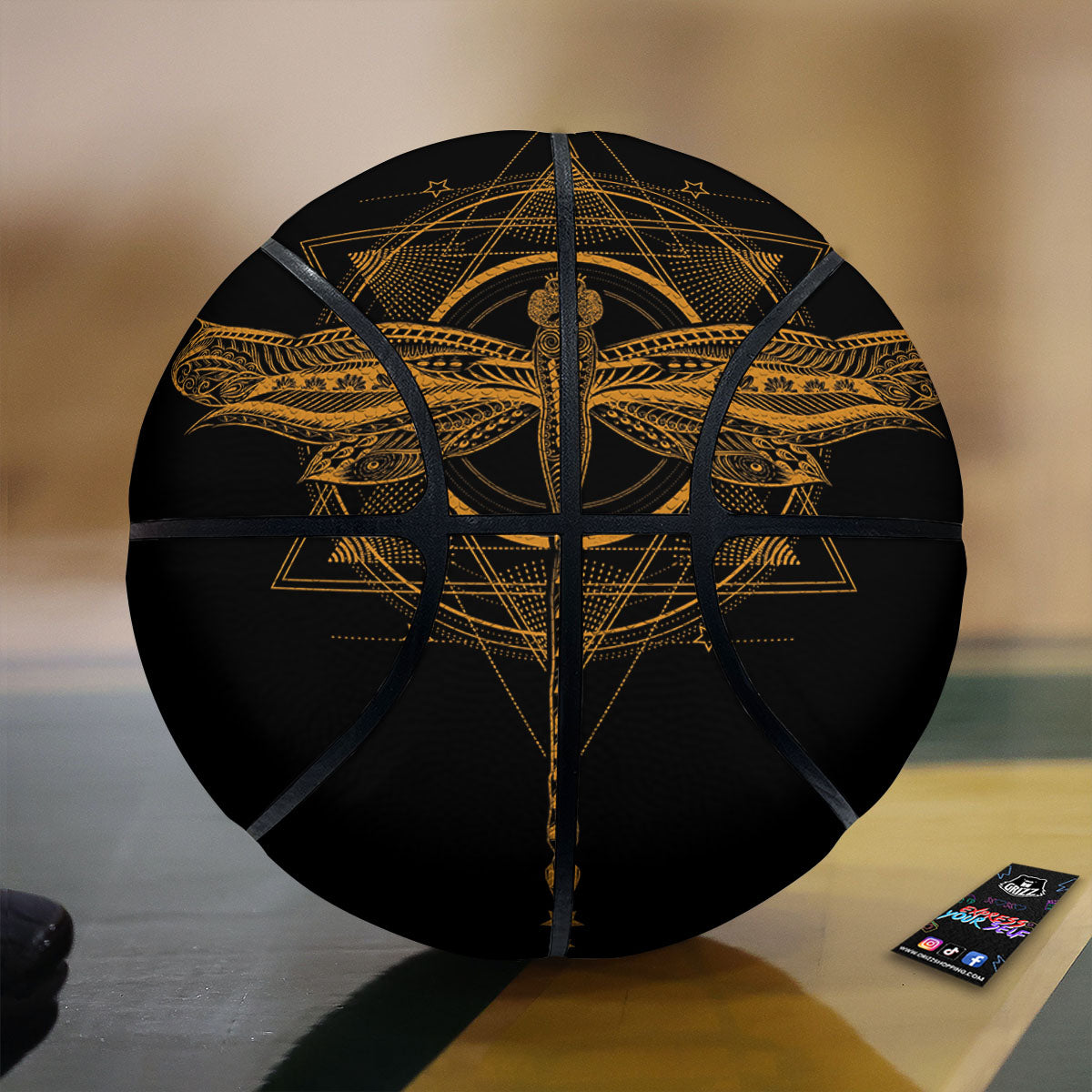 Egyptian Ornament Print Pattern Basketball