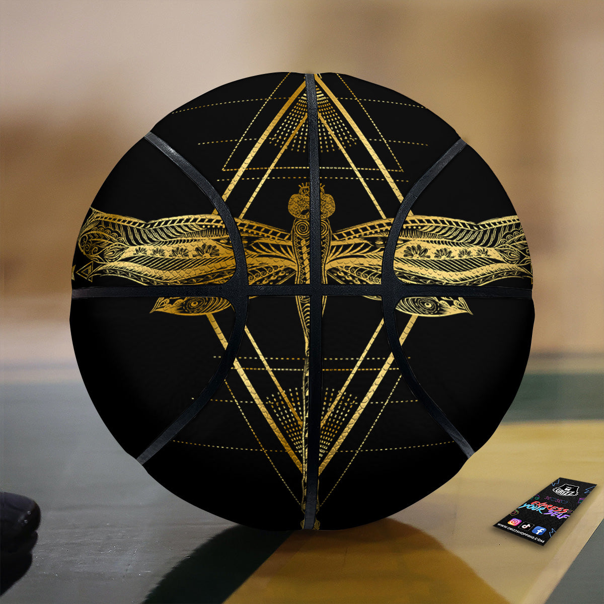 Dragonfly Boho Spiritual Print Basketball