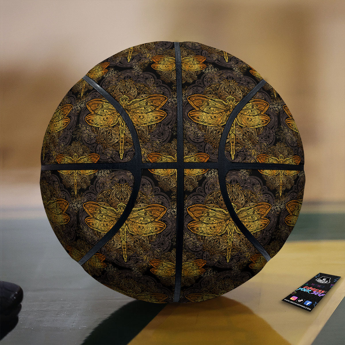 Elements Merry Christmas Print Pattern Basketball
