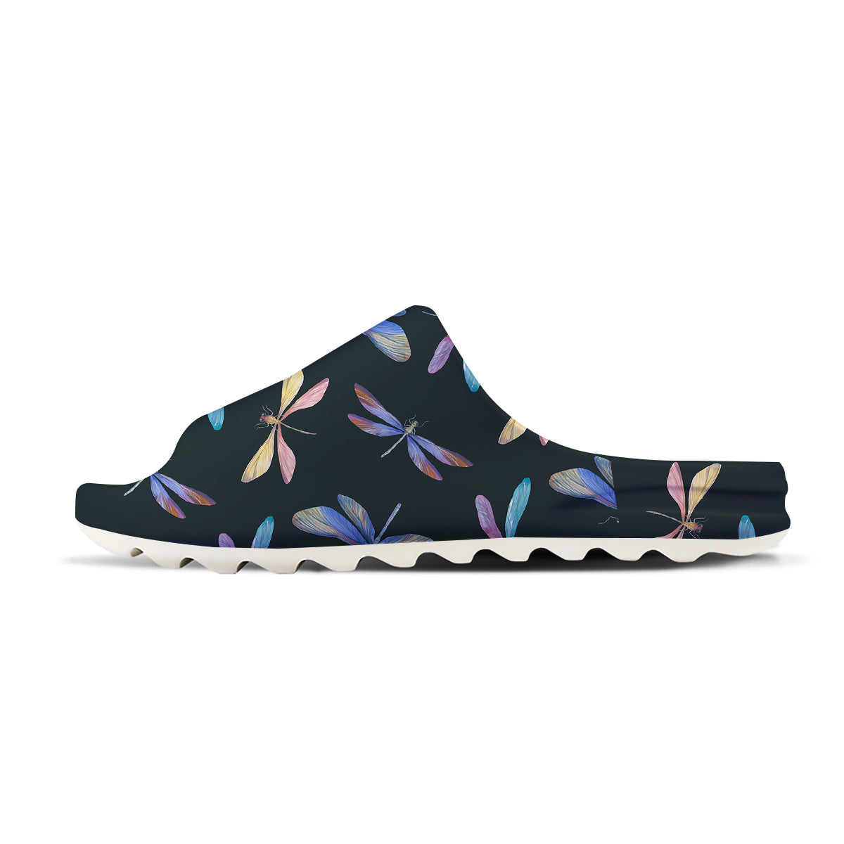 Dragonfly Vintage Print Pattern Sandals-grizzshop