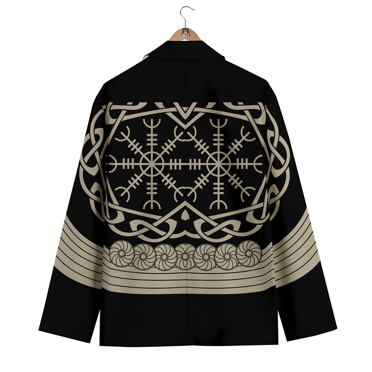 Drakkar Ship Viking Norse Men's Blazer-grizzshop