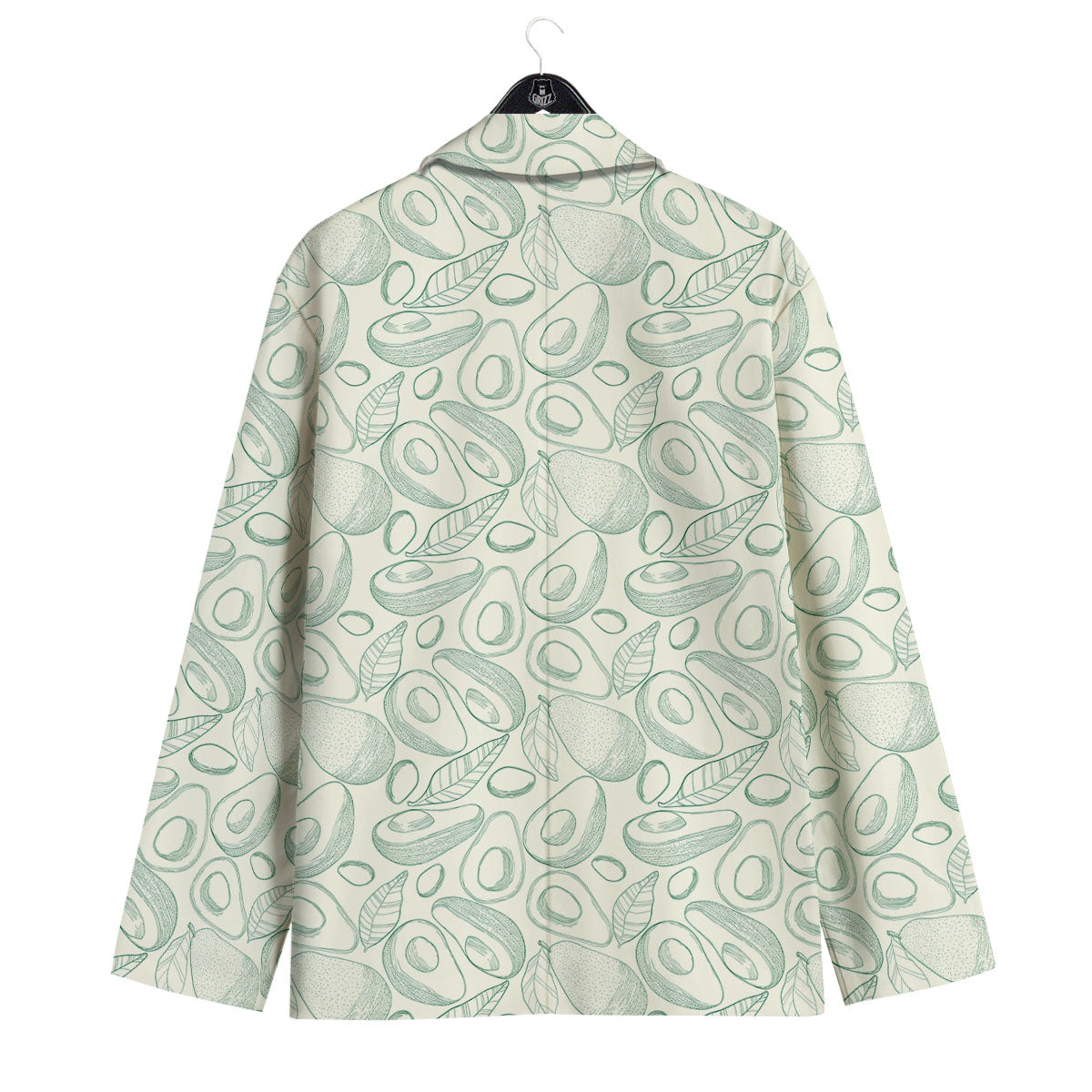 Drawing Avocado Cut In Half Print Men's Sport Coat-grizzshop