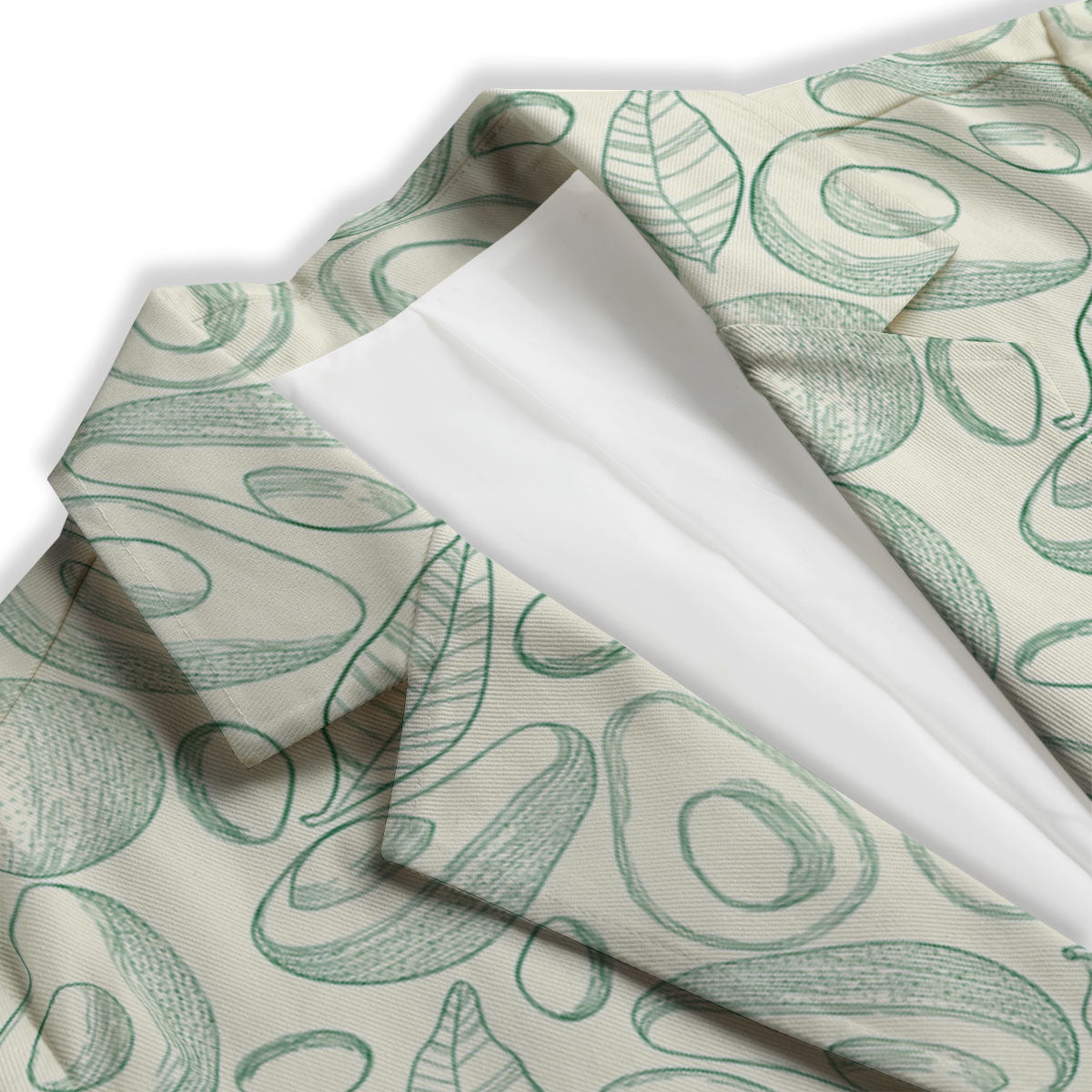 Drawing Avocado Cut In Half Print Women's Blazer-grizzshop