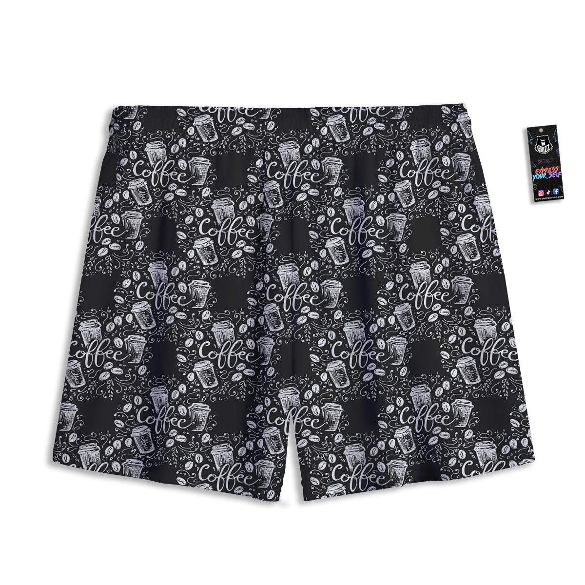 Fiery Universe Nebula Galaxy Space Print Mesh Shorts