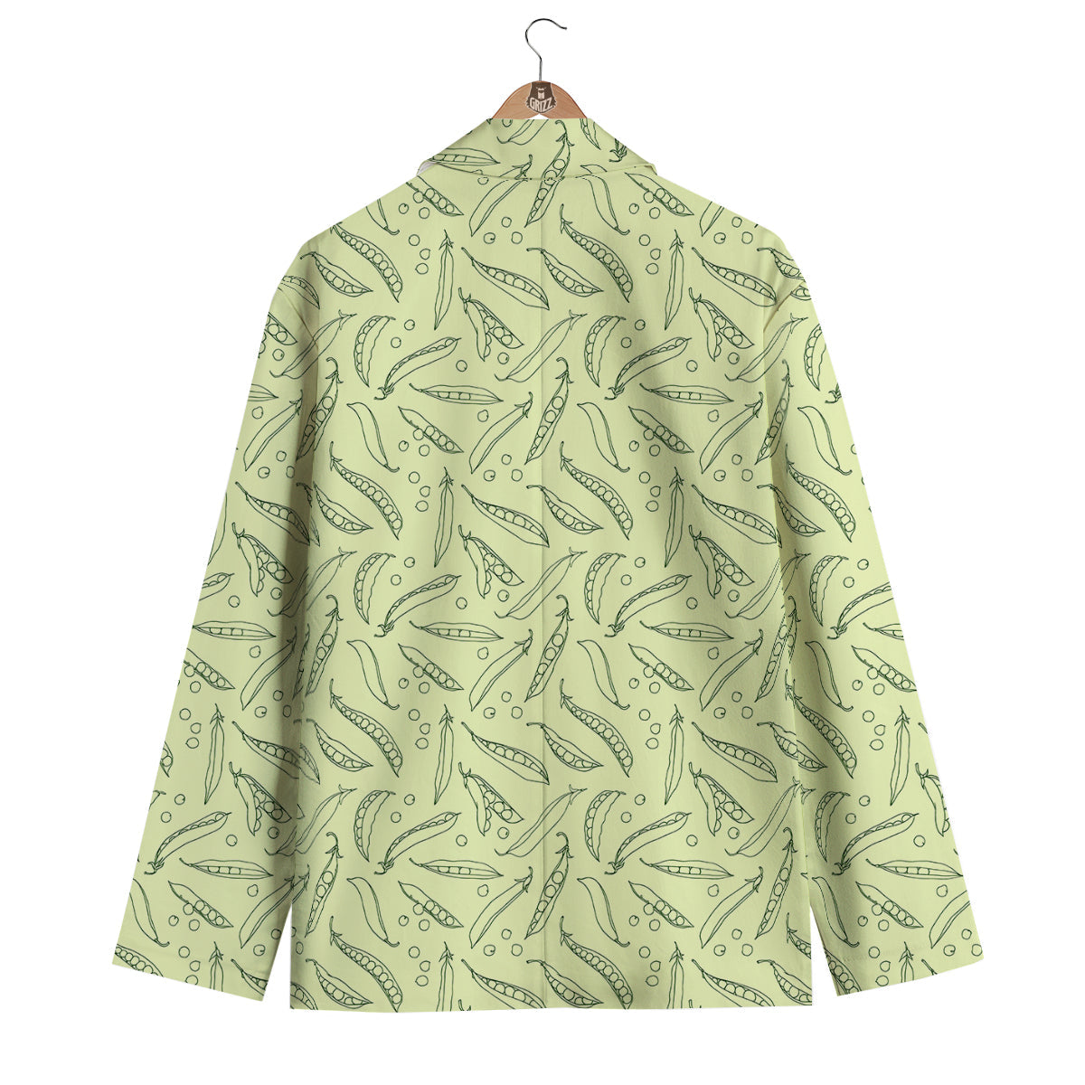 Drawing Peas Print Pattern Men's Blazer-grizzshop