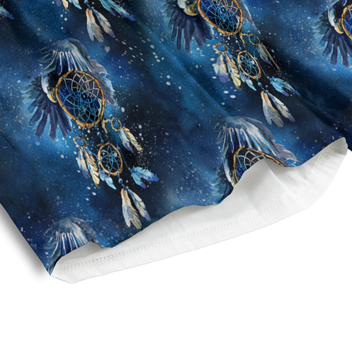 Dream Catcher Blue Galaxy Print Pattern Men's Athletic Shorts