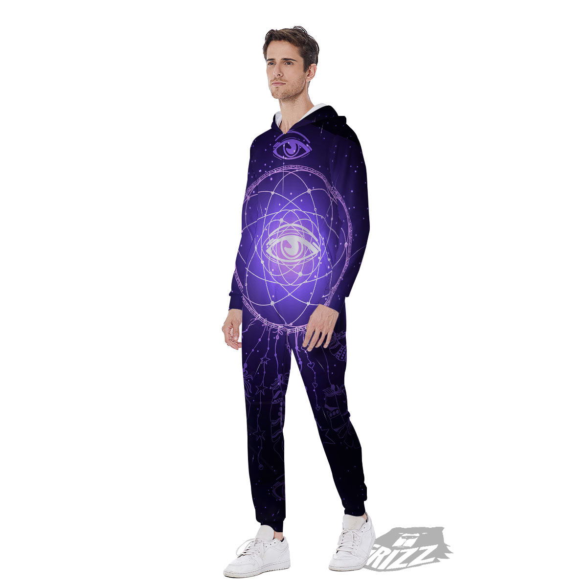 Dream Catcher Constellation Native Print Men's Jumpsuit-grizzshop