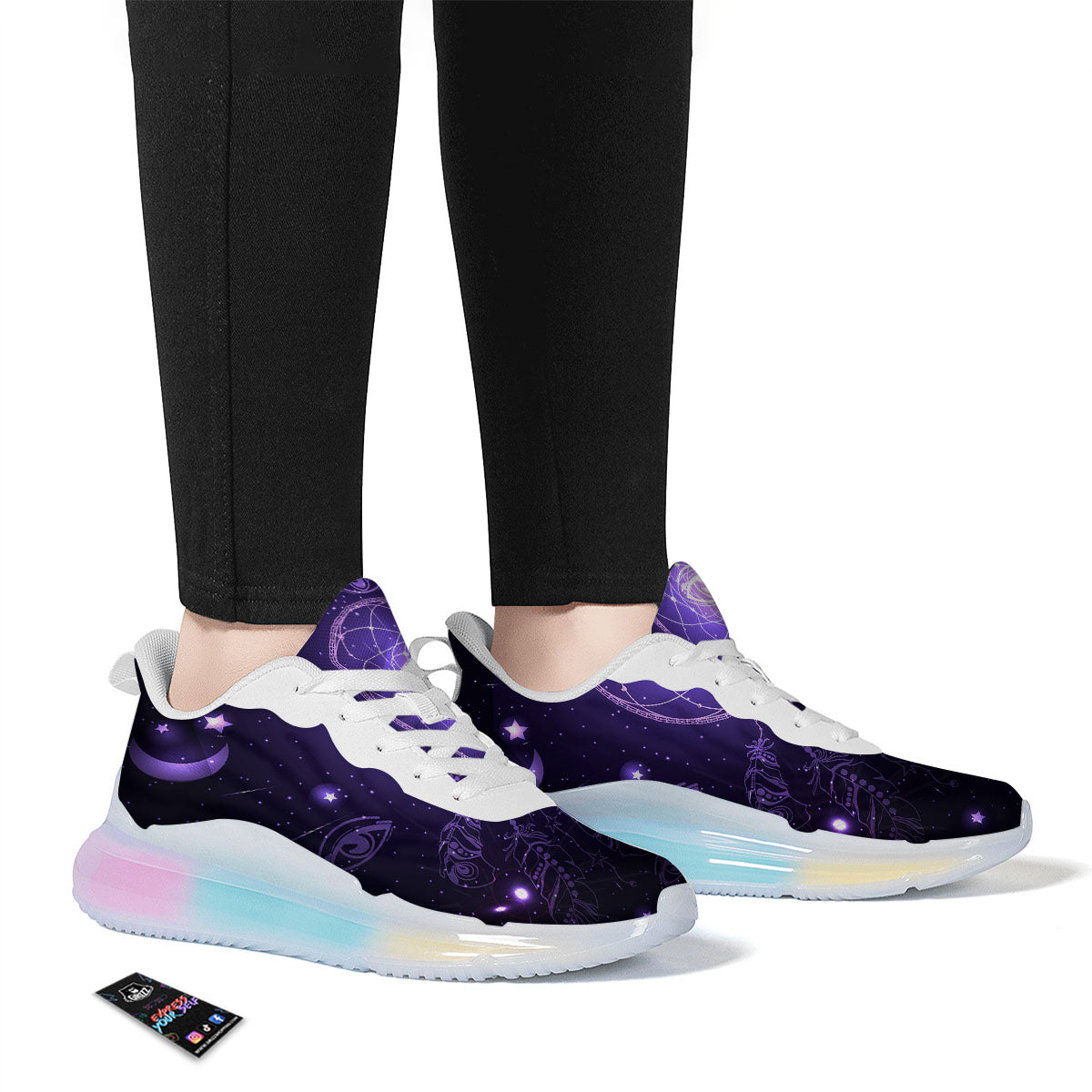 Dream Catcher Constellation Native Print Running Sneakers-grizzshop