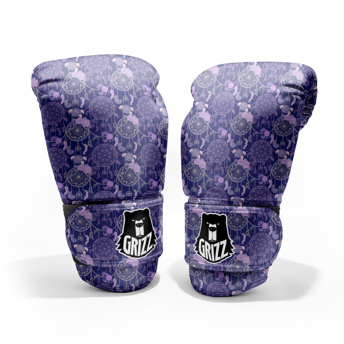 Dream Catcher Floral Print Pattern Pro Boxing Glove